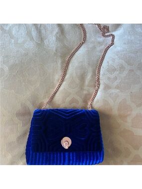 TED BAKER LONDON VELVET BAG
